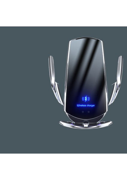 Manyetik Araç Kablosuz Şarj Cihazı, Havalandırmalı Kontrol Paneli Araç Şarj Ünitesi-(Q3 Haoyue Gümüş 15W) (Bir Set) (Yurt Dışından)