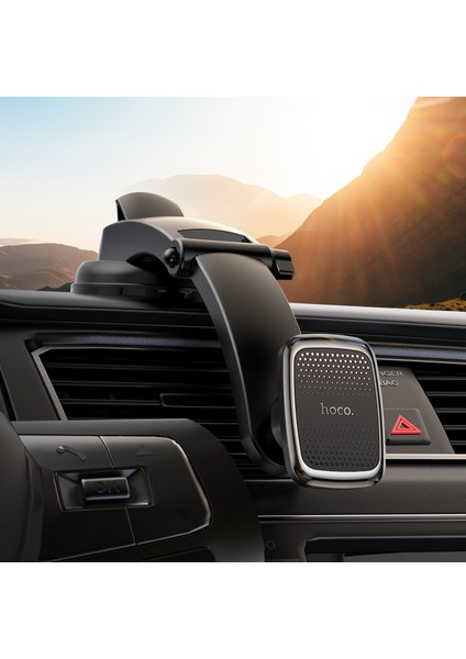 Hoco. CA107 Orta Konsol Manyetik Emme Araç Içi Telefon Tutucu Araba Cep Telefonu Navigasyon Ön Cam Döner Bağlantı Ayağı (Yurt Dışından) fiyatları