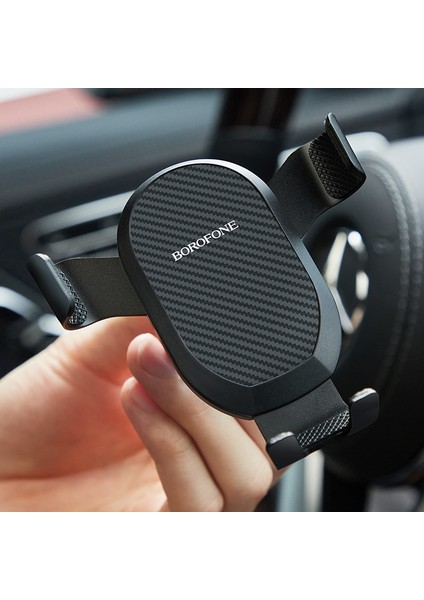 Borofone BH48 Zırh Hava Çıkışı Yerçekimi Araç Braketi Araba Cep Telefonu Navigasyon Alüminyum Alaşımlı Braket (Yurt Dışından) fiyatları