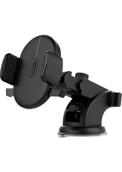 Qi Dashboard Ön Cam Havalandırma Otomatik Sıkma Araç Telefonu Tutucu Braketi Kablosuz Şarj-Siyah Tip B (Bir Set) (Yurt Dışından)