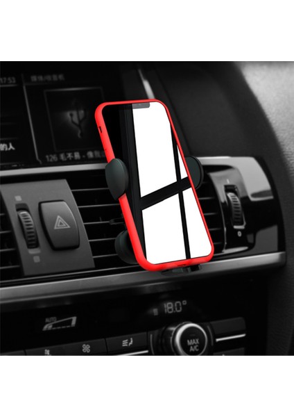 Qi 15W Otomatik Sıkma Araç Telefonu Tutucu Kablosuz Şarj - Soğuk Siyah [hava Çıkışı Kablosuz Olmayan Şarj] (Bir Set) (Yurt Dışından)