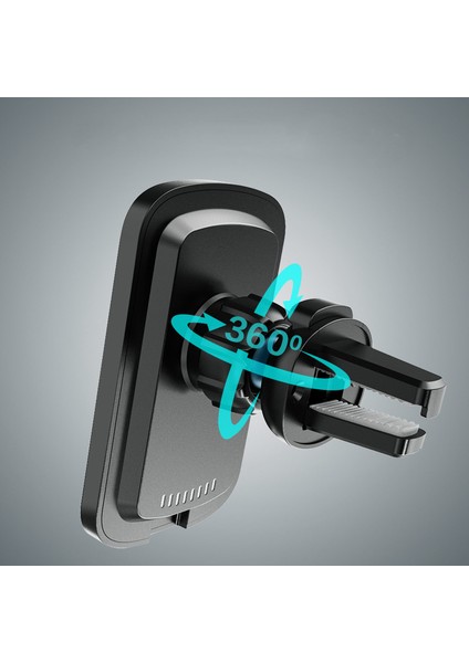 Manyetik Araç Kablosuz Şarj Cihazı, Havalandırmalı Gösterge Paneli Araç Şarj Standı-(Wc-14-Beyaz 15W)(TEK Set) (Yurt Dışından) indirimleri