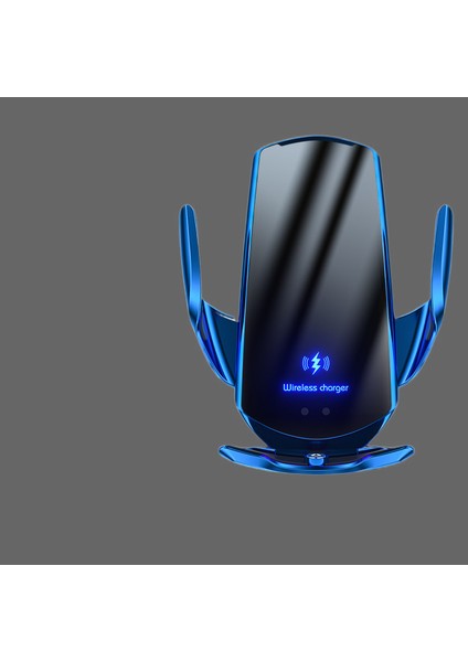 Manyetik Araç Kablosuz Şarj Cihazı, Havalandırmalı Kontrol Paneli Araç Şarj Ünitesi - (Q3 Safir Mavi 15W) (Bir Set) (Yurt Dışından)