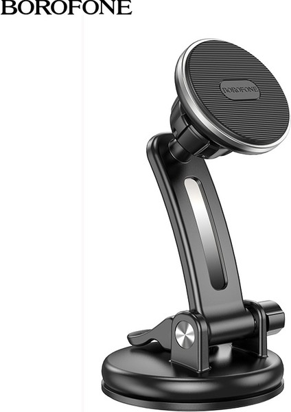 Borofone BH64 Orta Konsol Manyetik Araç Içi Telefon Tutucu Araba Cep Telefonu Navigasyon Tembel Alüminyum Alaşımlı Braket (Yurt Dışından)