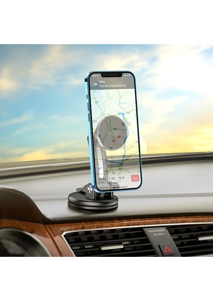 Borofone BH64 Orta Konsol Manyetik Araç Içi Telefon Tutucu Araba Cep Telefonu Navigasyon Tembel Alüminyum Alaşımlı Braket (Yurt Dışından) fiyatları