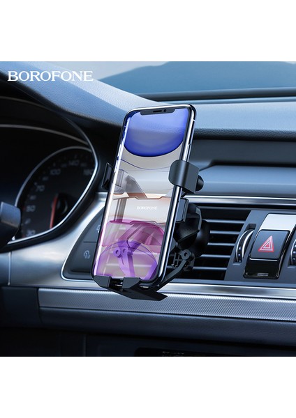 Borofone BH32 Evrensel Yerçekimi Bağlantı Araç Montaj Araba Hava Çıkışı Evrensel Cep Telefonu Navigasyon Montajı (Yurt Dışından)