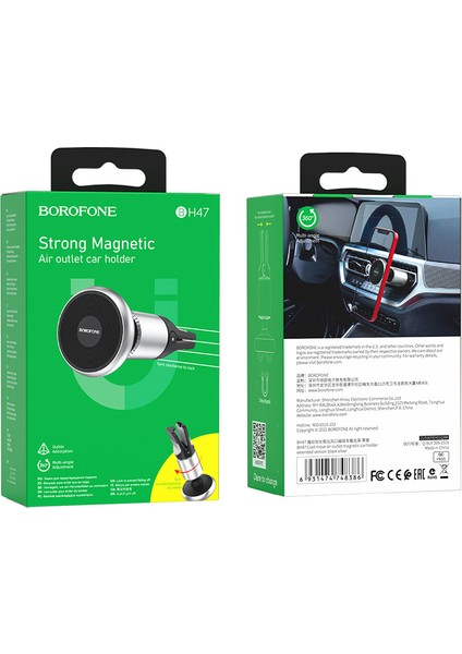Borofone BH47 Eado Extended Edition Hava Çıkışı Manyetik Araç Montajı Araç Telefonu Navigasyon Montajı (Yurt Dışından) fırsatları