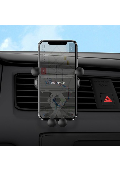 Borofone BH19 Eddie Yerçekimi Bağlantı Araç Içi Telefon Tutucu Yaratıcı Hava Çıkışı Evrensel Cep Telefonu Navigasyon Braketi (Yurt Dışından) fiyatları