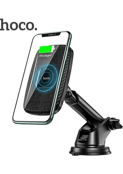 Hoco. CA75 Manyetik Emme Kablosuz Araç Şarjı Braketi Araç Gösterge Paneli Hava Çıkışı Cep Telefonu Şarj Navigasyon Braketi (Yurt Dışından)
