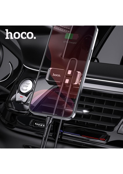 Hoco. CA77 Carlo Sarıcı Manyetik Emme Braketi Cep Telefonu Veri Kablosu Çevreleyen Taşınabilir Araç Navigasyon Braketi (Yurt Dışından)
