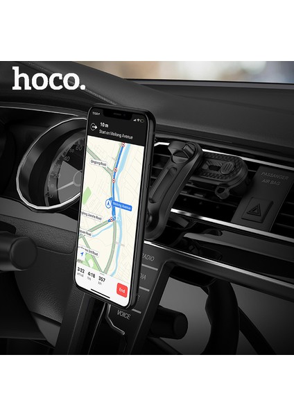 Hoco. CA68 Sagitar Serisi Çift Hava Çıkışlı Manyetik Araç Içi Telefon Tutucu Araba Evrensel Cep Telefonu Navigasyon Braketi (Yurt Dışından)