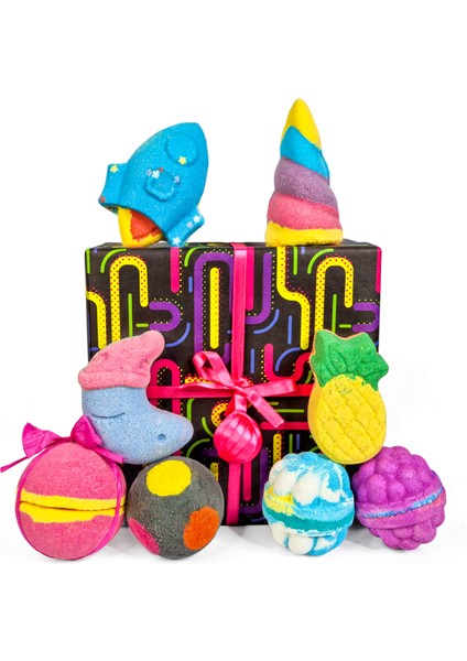 Banyo Bombası Sevenler Paket 8'lu Set Banyo Topu Bath Bombs