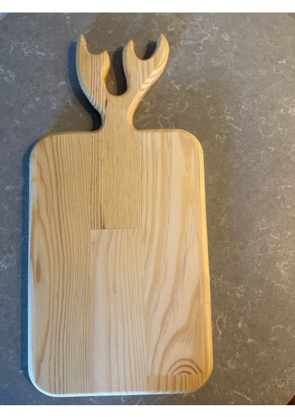 Geyikli Ahşap Sunum ve Kesme Tahtası, Dekoratif Ahşap Çam modelleri