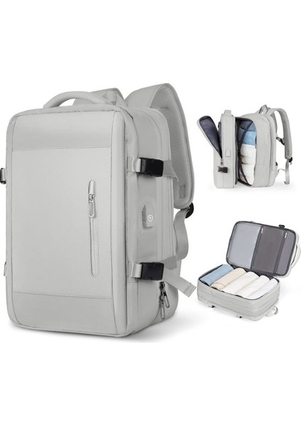 Erkek Bayan Büyük Seyahat Sırt Çantası Çok Fonksiyonlu Büyük Kapasiteli Bilgisayar Sırt Çantası Boş Sırt Çantası (Yurt Dışından)