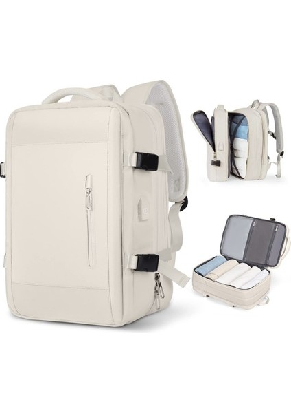 Erkek Bayan Büyük Seyahat Sırt Çantası Çok Fonksiyonlu Büyük Kapasiteli Bilgisayar Sırt Çantası Boş Sırt Çantası (Yurt Dışından)