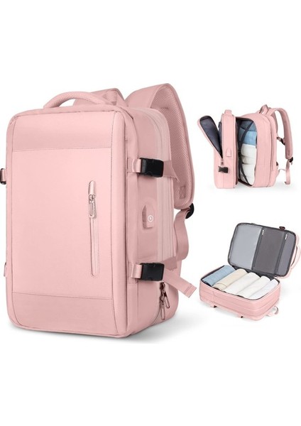 Erkek Bayan Büyük Seyahat Sırt Çantası Çok Fonksiyonlu Büyük Kapasiteli Bilgisayar Sırt Çantası Boş Sırt Çantası (Yurt Dışından)