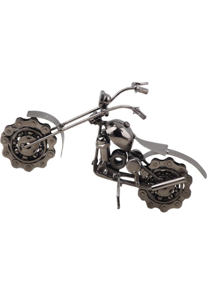 Nostaljik Retro El Yapımı Metal Motosiklet Modeli Dekoratif Biblo Vitrin Süsü Ofis Yeni Yıl Hediyesi fiyatları