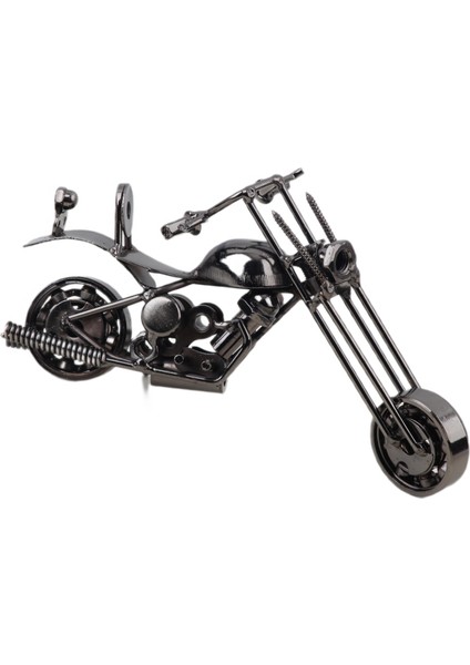 Nostaljik Retro El Yapımı Metal Motosiklet Modeli Dekoratif Biblo Vitrin Süsü Ev Yeni Yıl Hediyesi 3 fiyatları