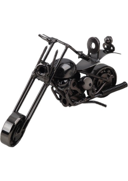 Nostaljik Retro El Yapımı Metal Motosiklet Modeli Dekoratif Biblo Vitrin Süsü Ev Yeni Yıl Hediyesi 3 modelleri