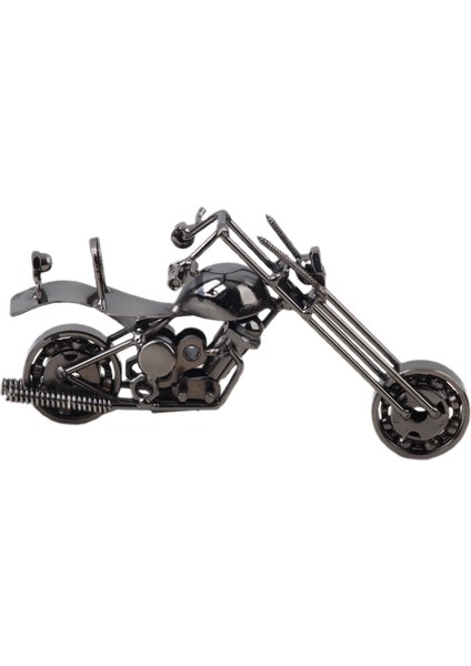 Nostaljik Retro El Yapımı Metal Motosiklet Modeli Dekoratif Biblo Vitrin Süsü Ev Yeni Yıl Hediyesi 3 indirimleri