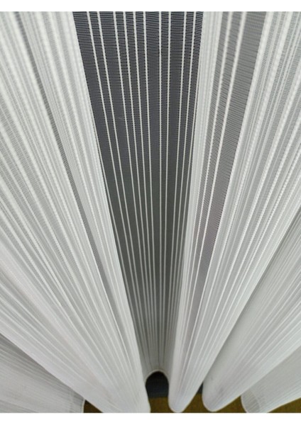 Zincir Tül Perde Desen Çizgili 1'e 2 Seyrek Pile fiyatları