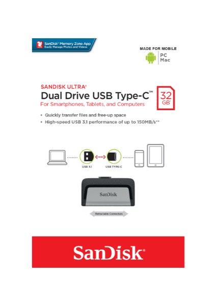 Ultdual Driveusb Typectmdrive 32G