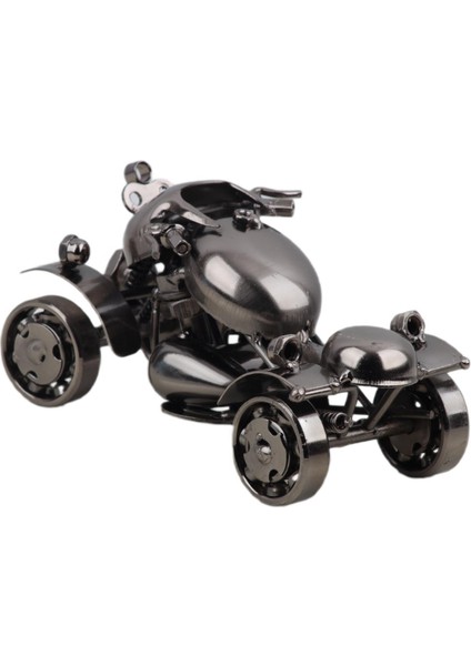 Nostaljik Retro El Yapımı Metal Atv Motosiklet Modeli Dekoratif Biblo Vitrin Süsü Yeni Yıl Hediyesi