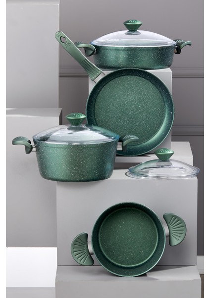 Maxx Cook 7 Parça Tencere Seti Haki