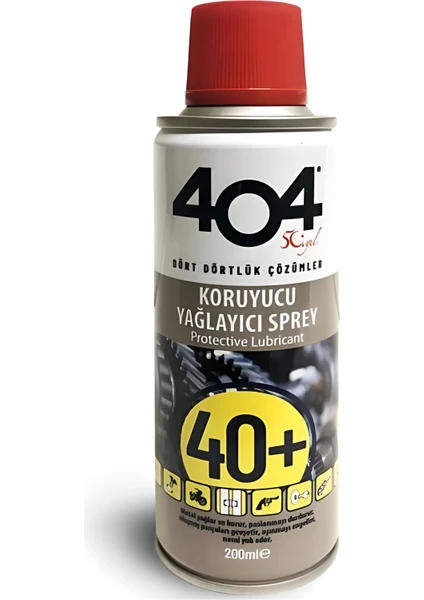 40+ Koruyucu Yağlayıcı Sprey 200 ml