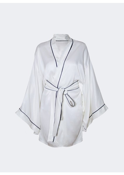 Ipek-Saten Kimono & Sabahlık Siyah