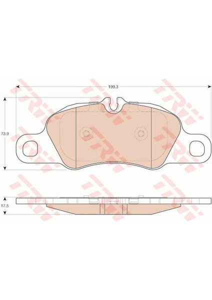 GDB1990 GDB1990 Fren Balatası Ön 911 05- Boxster 12- Cayman 13- Uyumlu