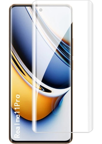 Realme 11 Pro 5g / Realme 11 Pro Plus 5g Full Ekran Koruma Curved 3D Pet Film-AL3283