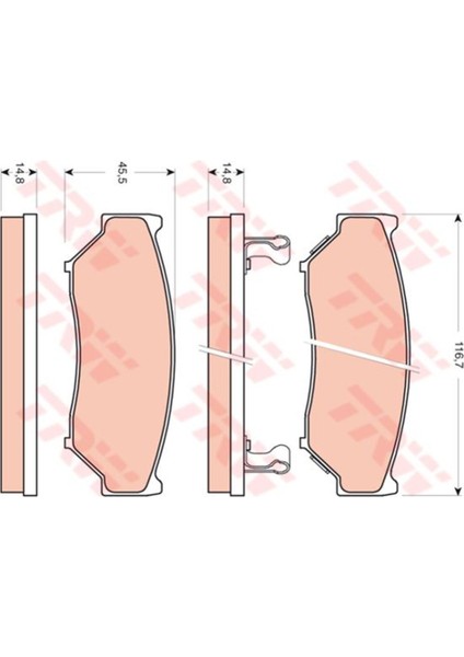 GDB3436 GDB3436 Fren Balatası Ön Grand Vitara 06-11