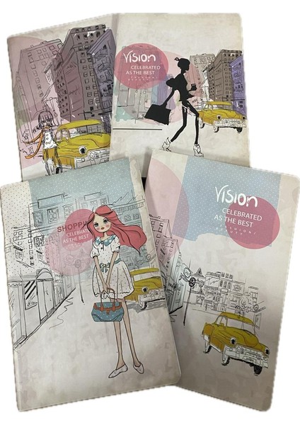 A5 Özel Baskılı Dikişli Defter Çizgili 50 Yaprak