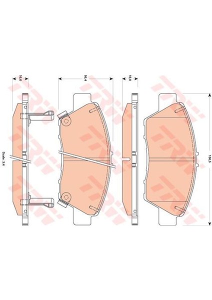 GDB3493 GDB3493 Fren Balatası Ön Cr-Z 10- Insıght 09- Jazz 09-12 Uyumlu