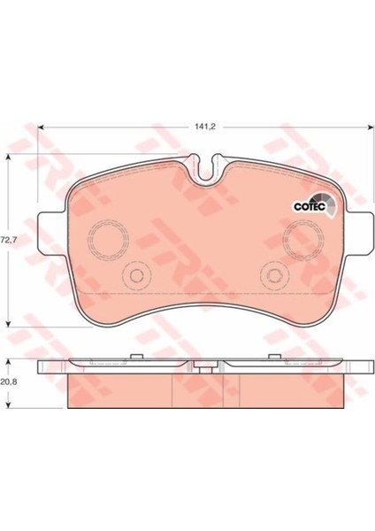 GDB1748 GDB1748 Fren Balatası Arka Daily Iv 07- Daily V 11- Daily Vı 14-