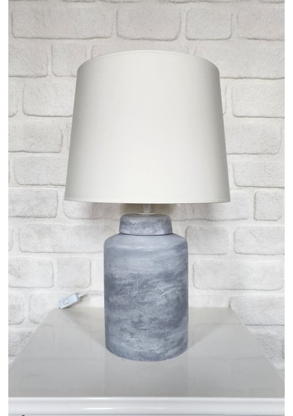 Vintage Seramik Abajur Silindir fiyatları