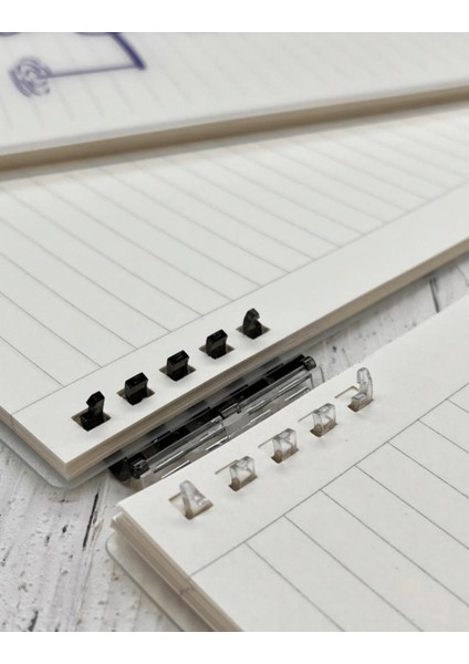 Sevimli Patience Desenli Spiralli Binder B5 Defter Scrapbook
