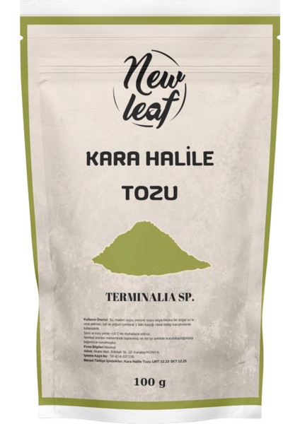 Kara Halile Tozu 100 gr