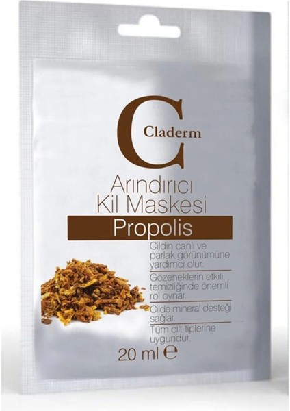 Clay Mask Propolis - Arındırıcı Propolis Kil Maskesi 20ML