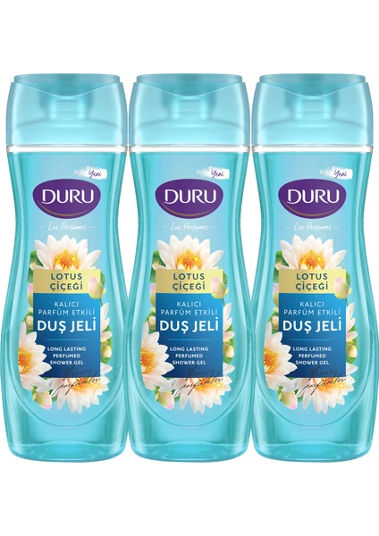 Lüx Perfumes Lotus Çiçeği Duş Jeli 3x450Ml