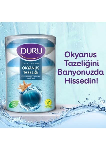 Fresh Sensations Okyanus Tazeliği 16 Adet Güzellik Sabunu 4X400gr