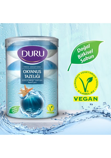 Fresh Sensations Okyanus Tazeliği 16 Adet Güzellik Sabunu 4X400gr