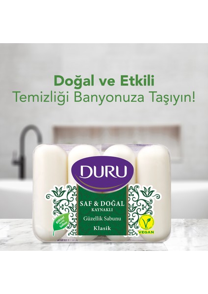 Saf & Doğal Klasik 16 Adet Güzellik Sabunu 4x280gr