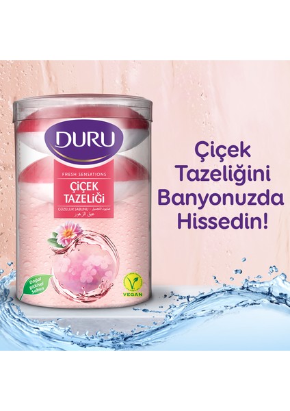 Fresh Sensations Çiçek Tazeliği 16 Adet Güzellik Sabunu 4x400gr