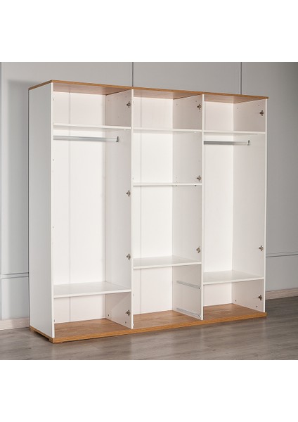 Eva 602 - 6 Kapaklı Aynalı Gardırop fiyatları