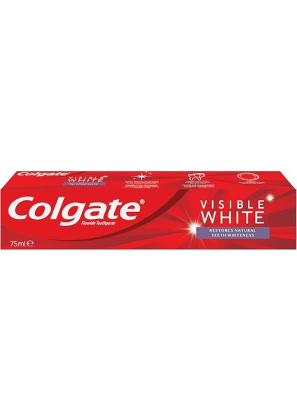 Diş Macunu 75ML Visible White/görünür Beyazlık (9 Lu Set)