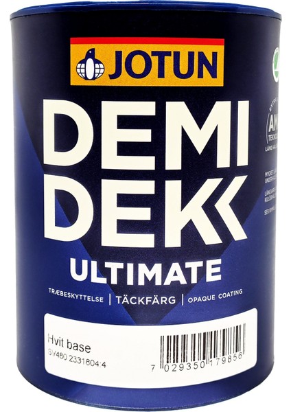 Demidekk Ultimate Tackfarg Hivit Ahşap Boyası 0.68 Lt