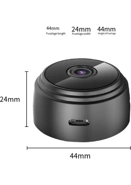 Yeni Nesil Kablosuz Şarlı Taşınabilir 1080P Ultra Mini Wifi Kamera Gece Görüşlü Mini Dv Kamera