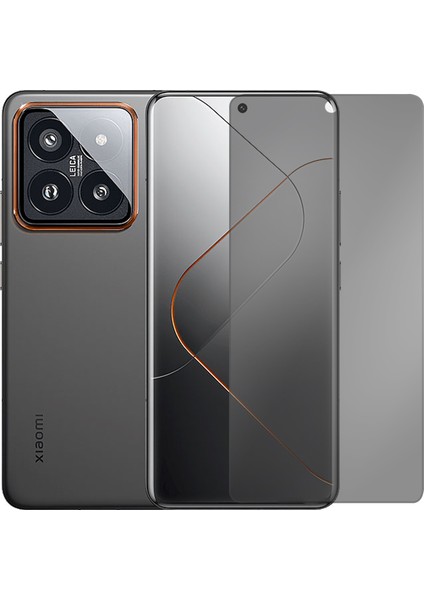 Xiaomi 14 Pro Global Için Tam Kaplayan Çerçeveli Mat Cam Koruma